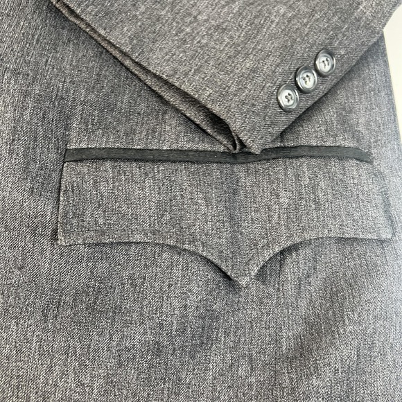 Circle S Blazer Mens 42L Gray Western Sport Coat Jacket Made USA Rodeo Cowboy - Picture 14 of 16